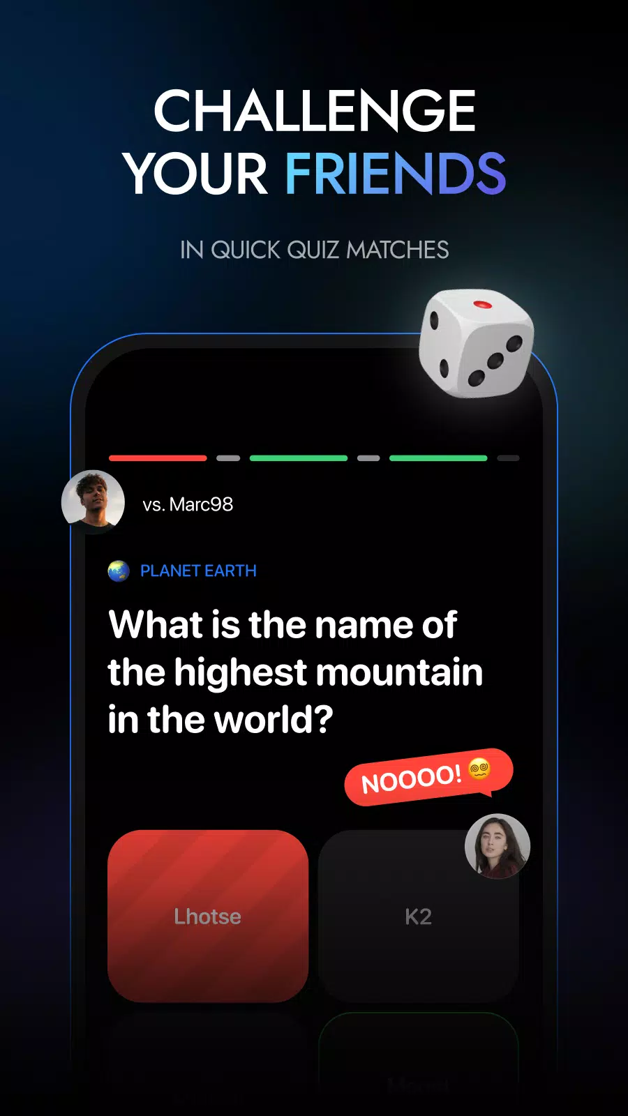 Schermata QuizApp 1