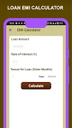 Loangrow - EMI Loan Calculator 스크린샷 1