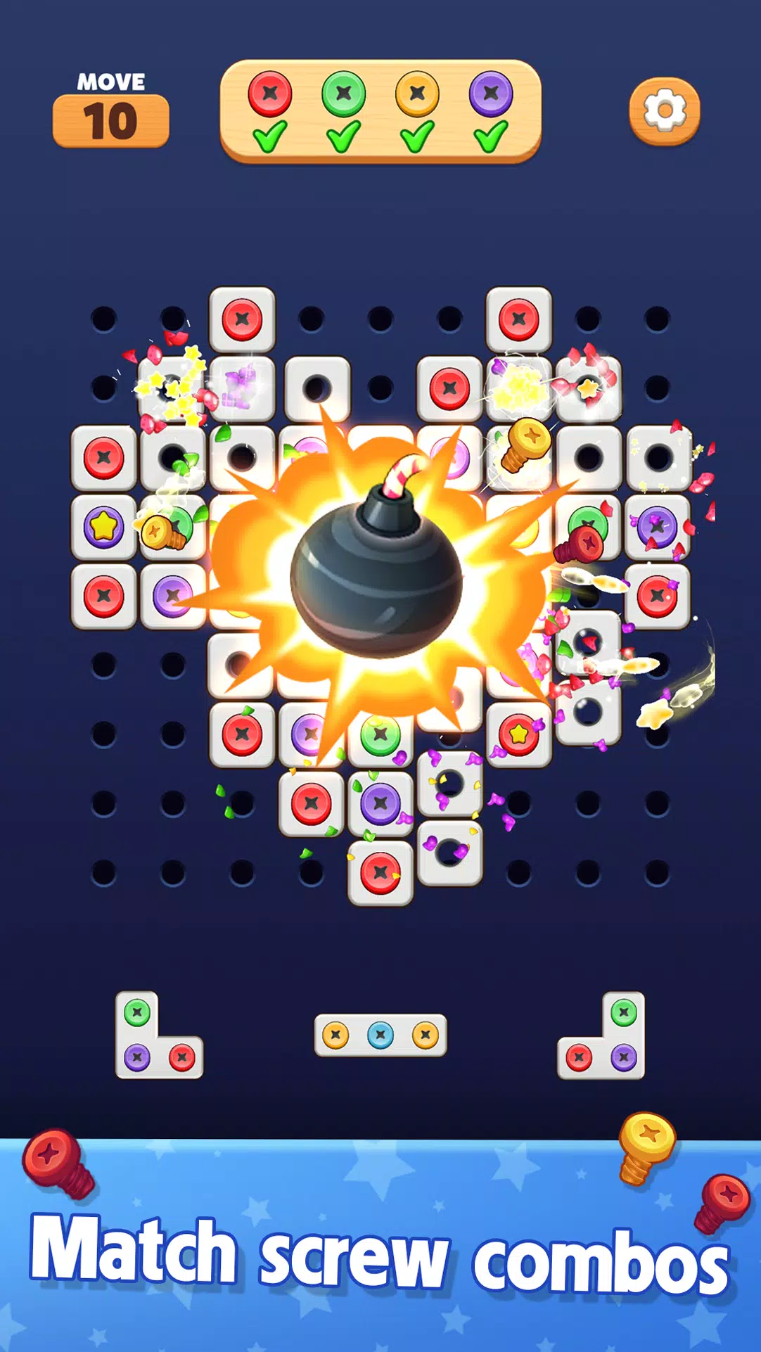 Screw Blast: Match The Bolts ภาพหน้าจอ 3