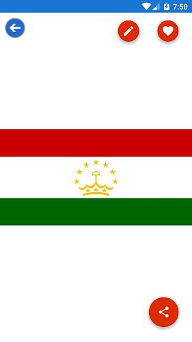 Tajikistan Flag Wallpaper: Fla Capture d'écran 1