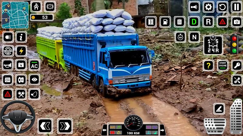 Offroad Mud Truck Driving Game 스크린샷 3