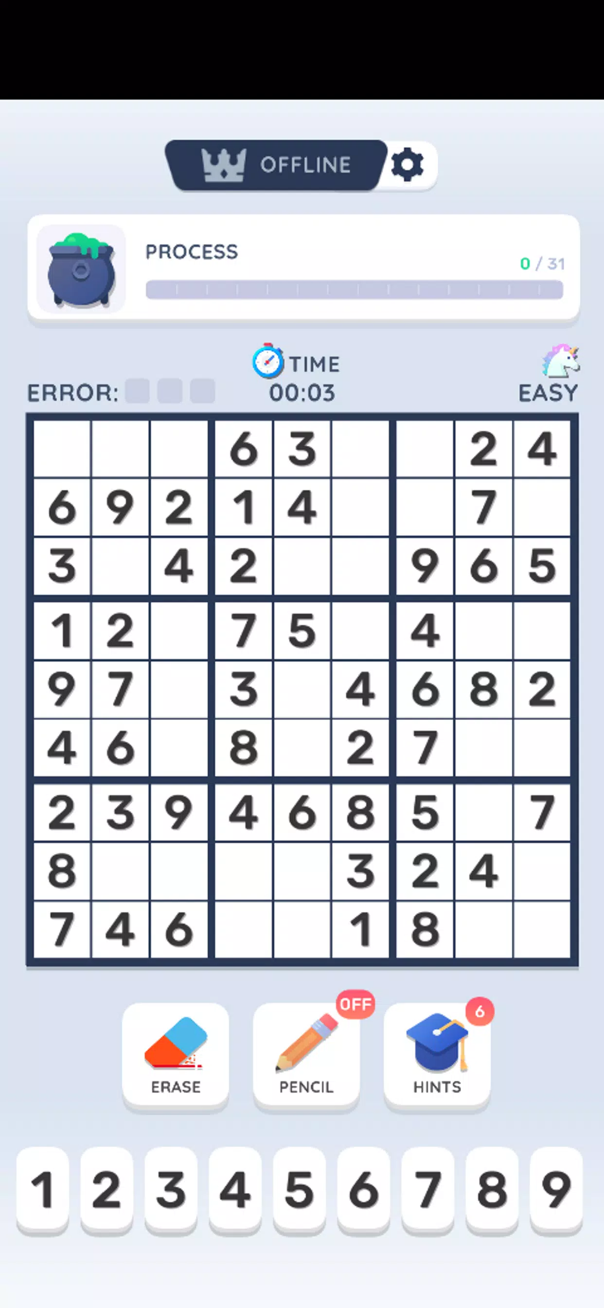 Sudoku Online スクリーンショット 1