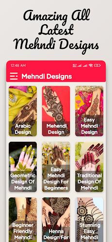 Mehndi Design: Easy & Offline স্ক্রিনশট 0