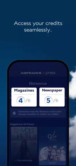 Air France Press ภาพหน้าจอ 2