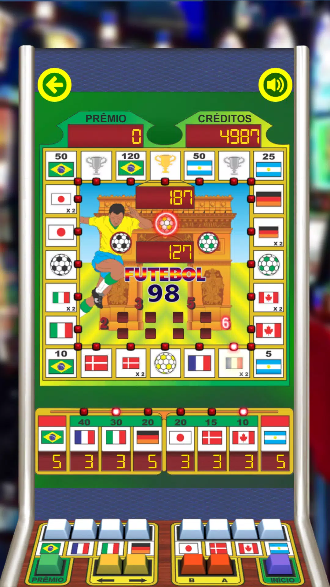 Football 98 Slot Machine Captura de pantalla 0