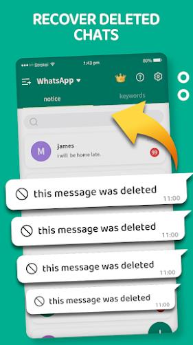 WA Messages Deleted Recovery Ekran Görüntüsü 2