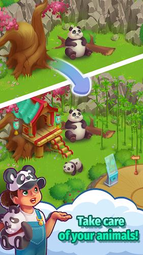 Wild Merge: Animal Puzzle Game Tangkapan skrin 2