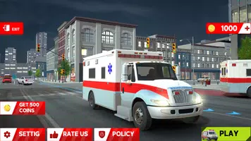 city ambulance game ภาพหน้าจอ 0