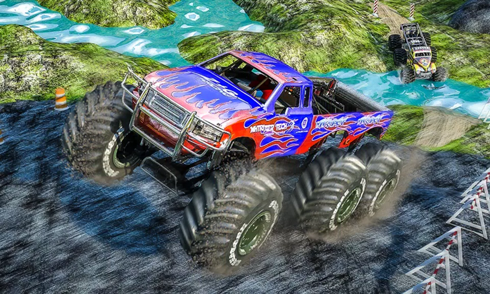 Monster 4x4 Offroad Jeep Stunt Racing 2019 Schermafbeelding 0