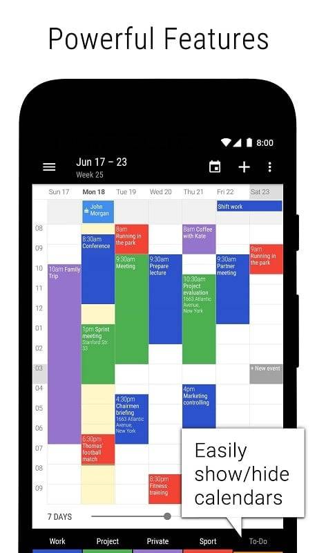 Business Calendar 2 স্ক্রিনশট 1