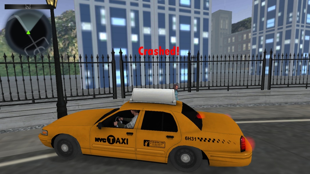 City Taxi Driver Sim Schermafbeelding 2