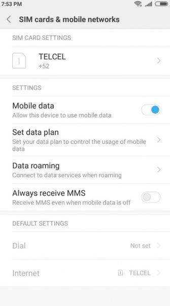 Schermata Mi Roaming 1