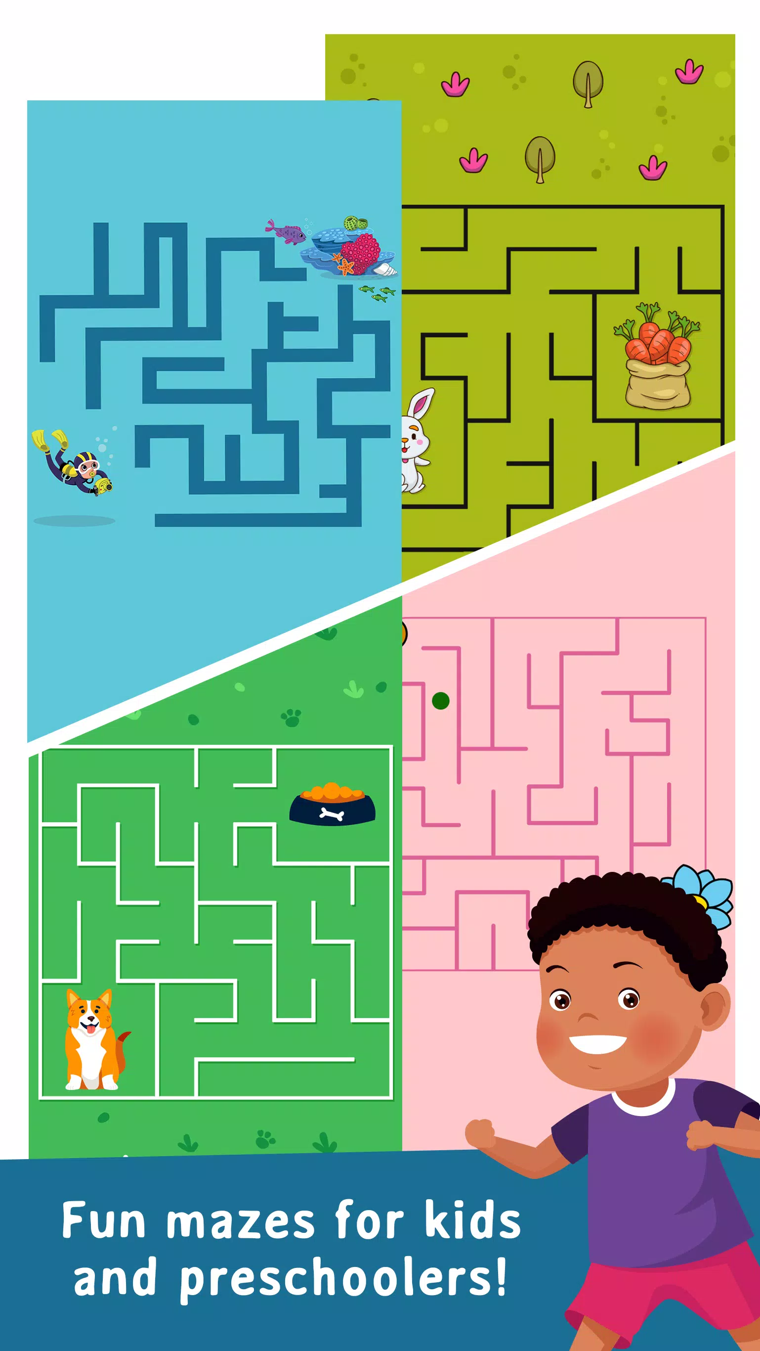 Schermata Kids Educational Mazes Puzzle 1