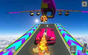 Rocket Car Racing Stunts Captura de pantalla 1