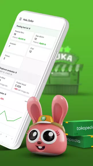 Tokopedia Seller Captura de pantalla 1