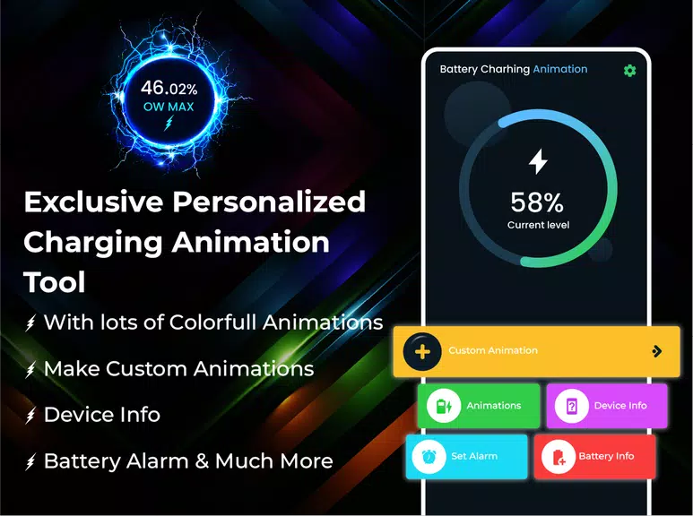 Ultra Fast Charging Animation Captura de pantalla 0