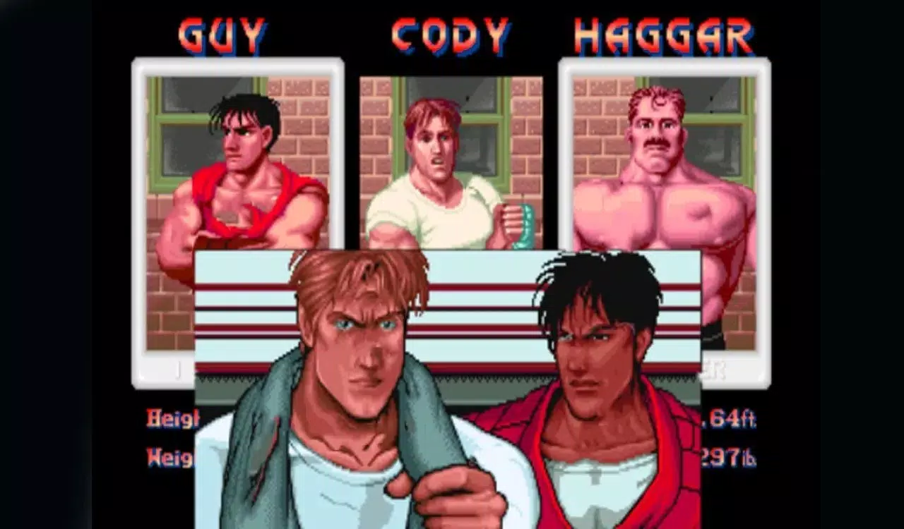 Final fight arcade game 1989 ဖန်သားပြင်ဓာတ်ပုံ 1