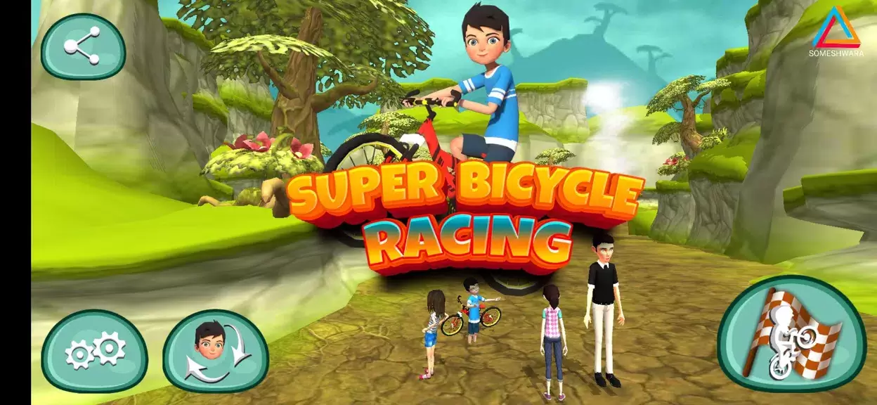 Super Bicycle Racing Ekran Görüntüsü 0