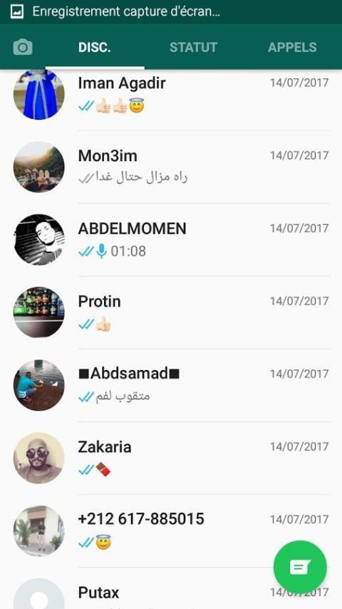 WatsAp Messenger Captura de pantalla 3