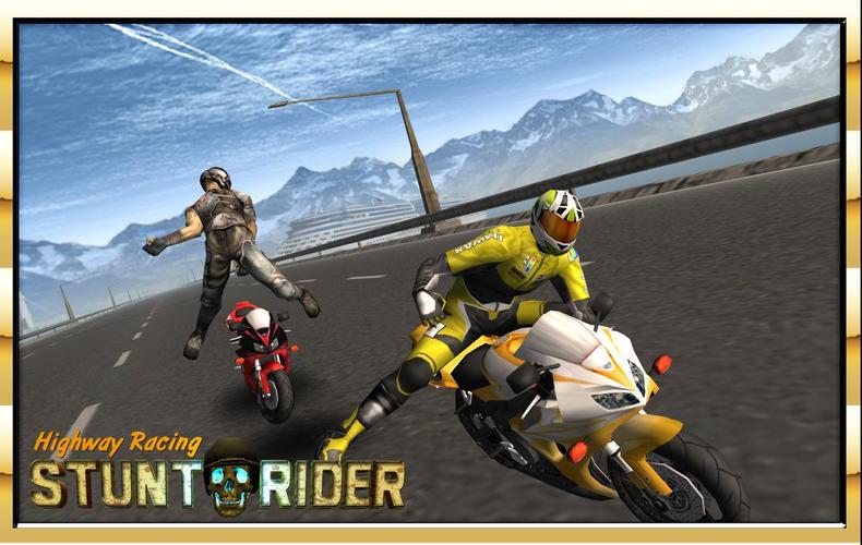 Highway Bike Attack Race Game スクリーンショット 3