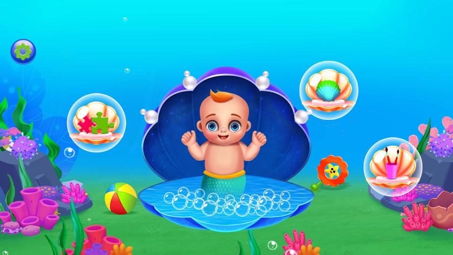 Pregnant Mermaid Mommy Salon Скриншот 0