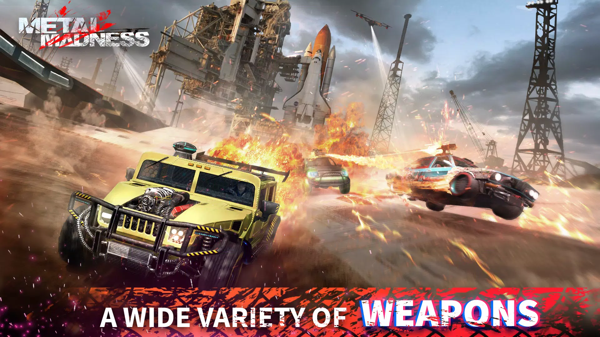 METAL MADNESS PvP: Car Shooter ภาพหน้าจอ 0