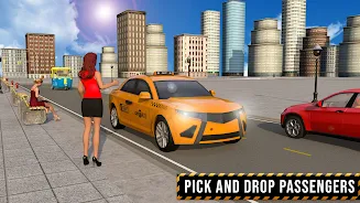 USA Taxi Car Driving: Car Game स्क्रीनशॉट 0