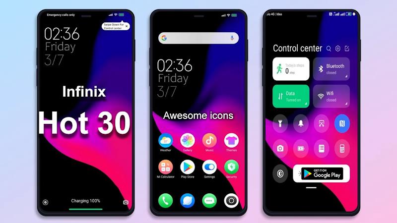 Infinix Hot 30 Launcher:Themes Ekran Görüntüsü 3