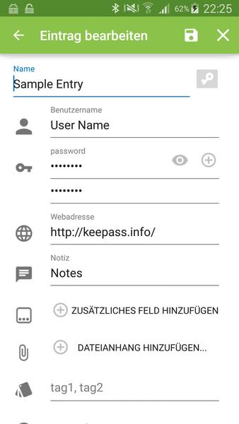 Keepass2Android Captura de pantalla 0