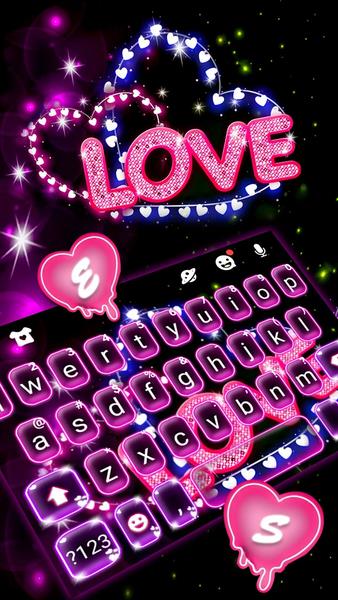 Neon Love Theme স্ক্রিনশট 1