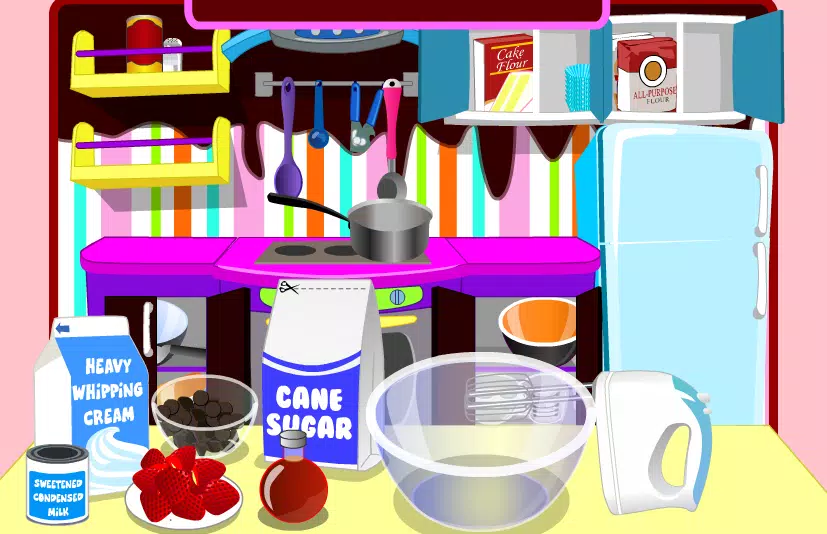 Schermata game cooking chocolate cream 2