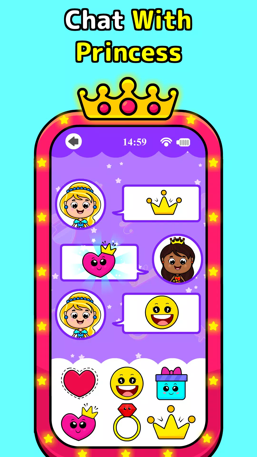 Timpy Baby Princess Phone Game Screenshot 2