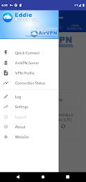 AirVPN Eddie Client GUI ภาพหน้าจอ 1