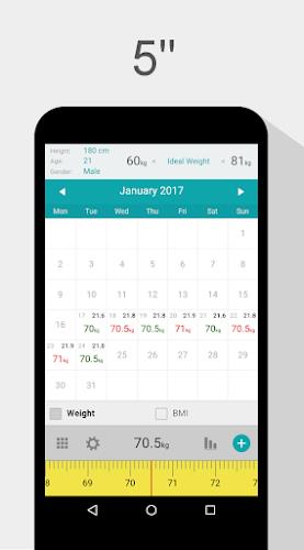 Weight Calendar應用截圖第0張