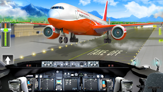 Aero Flight Landing Simulator ภาพหน้าจอ 0