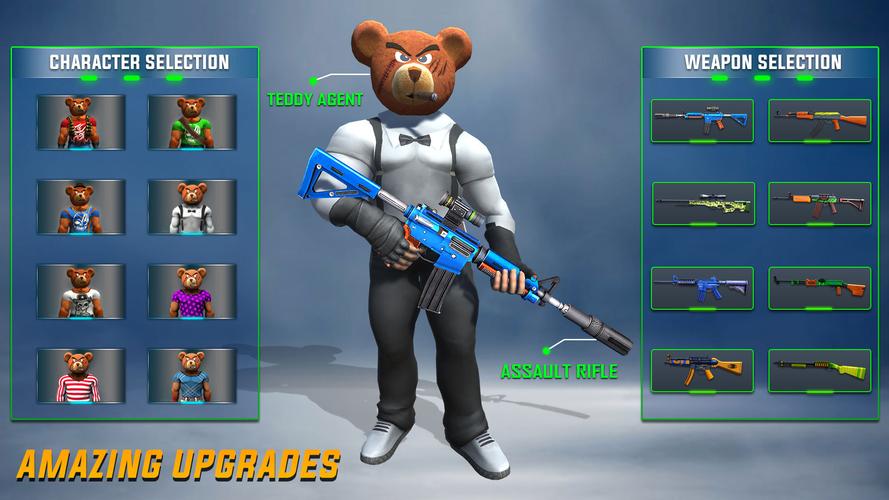 Teddy Bear Gun Shooting Game স্ক্রিনশট 2