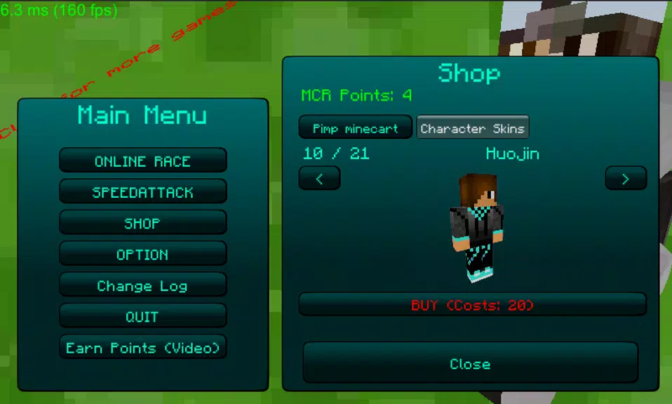 Minecart Race Adventures Скриншот 1