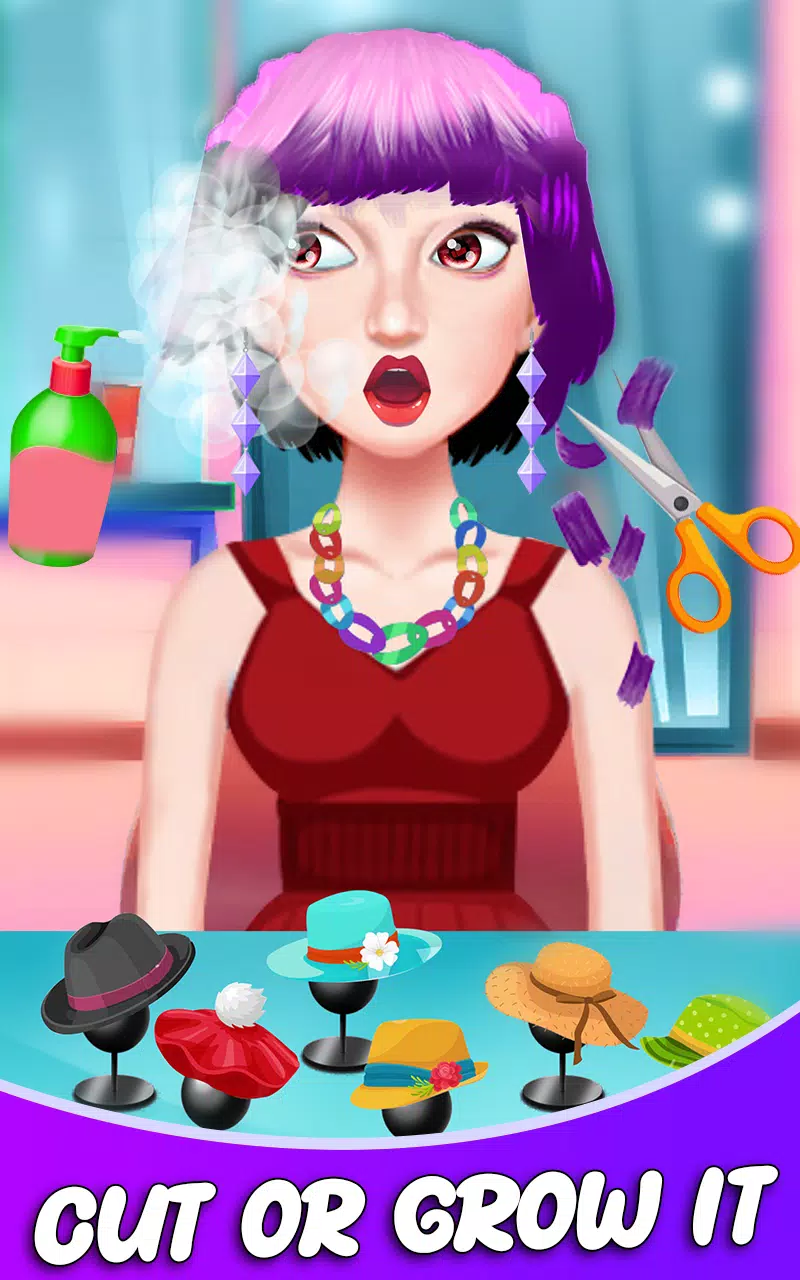 Fashion Girls Hair Salon Games應用截圖第2張