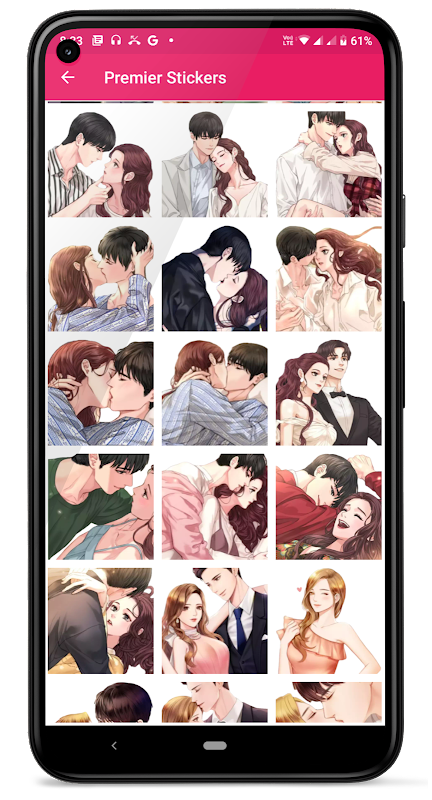 Kiss Me Love Stickers: Kiss Me Wallpaper Ảnh chụp màn hình 2