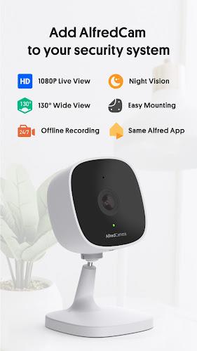 AlfredCamera Home Security app स्क्रीनशॉट 2