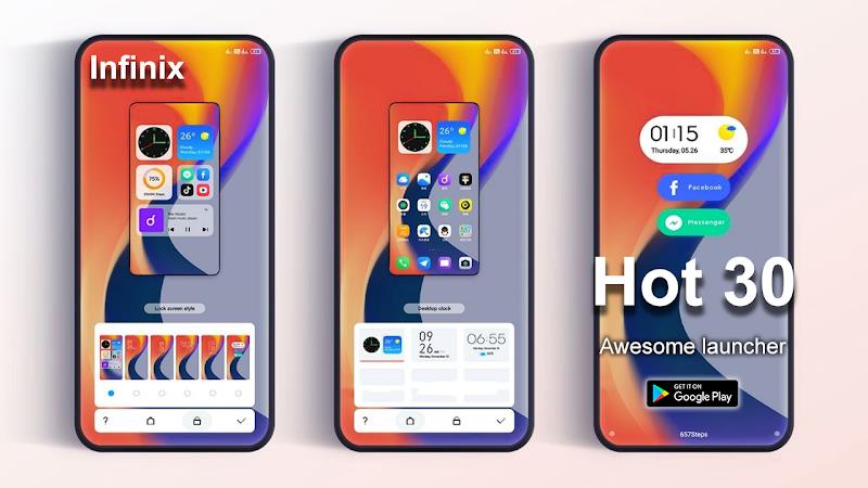 Infinix Hot 30 Launcher:Themes Zrzut ekranu 2