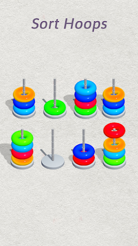 Color Hoop Sort - Color Sort Ekran Görüntüsü 0