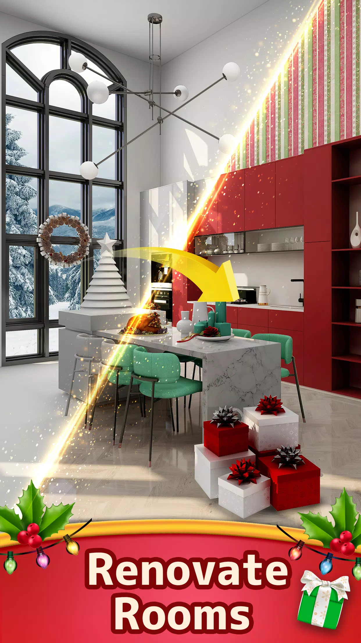 Christmas Match: Home Design Captura de tela 1