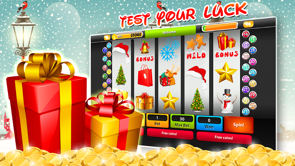 Christmas Slots Casino Schermafbeelding 0