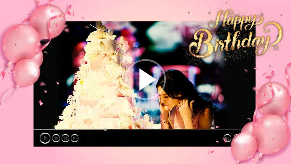 Schermata Make Birthday Video With Music 2