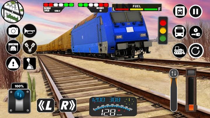 Indian Train Racing Games Ekran Görüntüsü 1