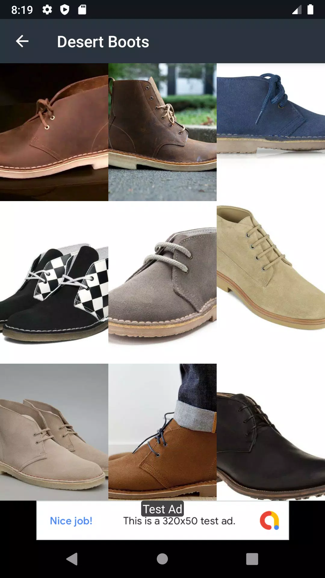 Desert Boots Ideas स्क्रीनशॉट 1