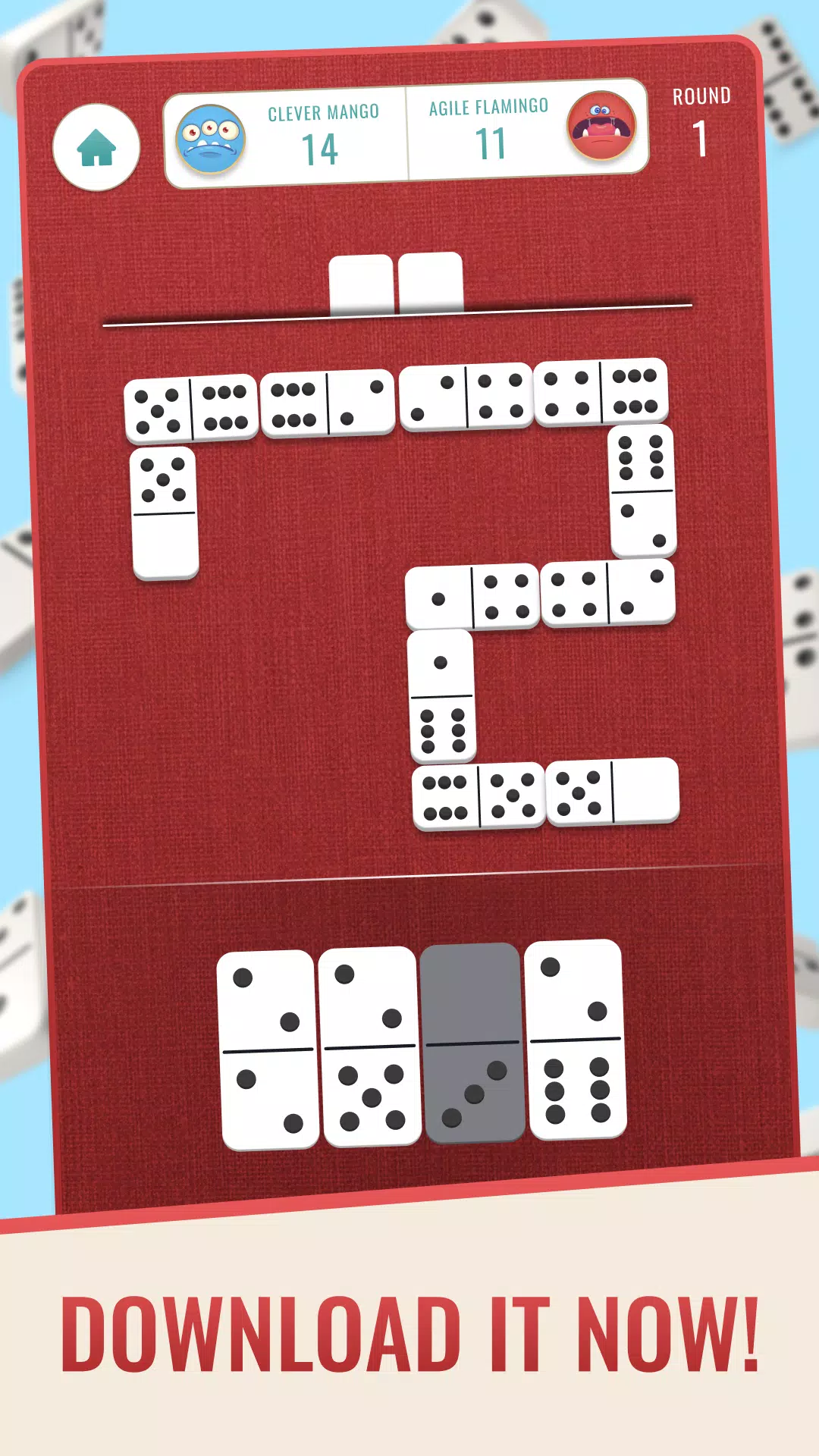 Classic Dominoes: Board Game Screenshot 1