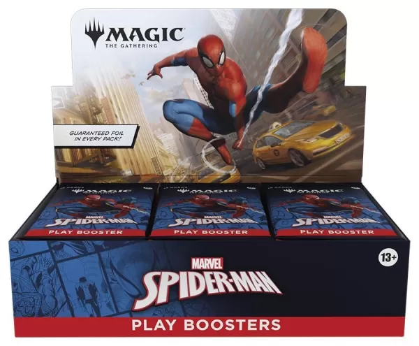 Spider-Man play booster display