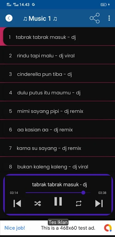 Lagu DJ Lengkap Offline 2024 Zrzut ekranu 0